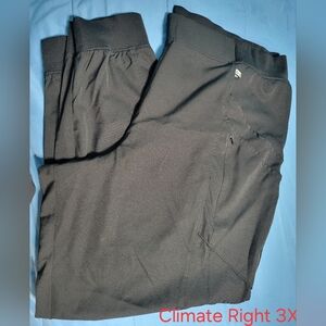 Women's Climate Right Black Performance Jogger Pants